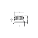 Brumberg Recessed LED downlight with funnel cover, IP20, round, � 8.2cm, dim2warm, 350mA, 12W 1800-3000K 930lm 24�, white