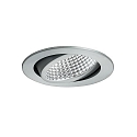 recessed luminaire IP20, glossy, transparent dimmable 12W 1230lm 3000K 20-40� 20-40� CRI 80-89
