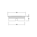 Brumberg LED in-ground luminaire HYBRIDE FLAT, V4A, IP67 IK08, 24V DC, 12W 3000K 890lm 30�, passable up to 1t