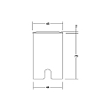 Brumberg LED in-ground luminaire HYBRIDE MINI, surface, V4A, IP65, 24V DC, 1.4W 3000K 18lm 100�, stainless steel