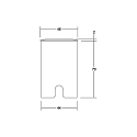 Brumberg Gulvindbygningslampe HYBRIDE IP65, rustfrit st�l 