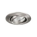 Downlight rund, svingbar GU10 IP20, nikkel mat d�mpbar