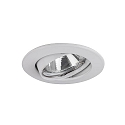 Downlight rund, svingbar GU10 IP20, hvid d�mpbar