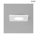 Brumberg recessed luminaire STEAM-S square, direct IP54, black dimmable