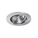 Brumberg Indbygningslampe TIRREL-R rund, svingbar, omskiftelig IP20, aluminum mat  6W 680lm 3000K 38� 38� CRI >80