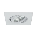 Brumberg Indbygningslampe TIRREL-S firkantet, svingbar, til VDU-arbejdsstation, omskiftelig IP20, hvid  6W 680lm 3000K 38� 38� CRI >80