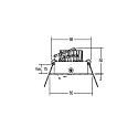 Brumberg Recessed LED spot set, V4A, IP20, round, 230V AC, 6W 3000K 640lm 38�, swivelling 25�, stainless steel