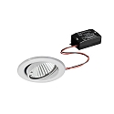 Indbygget spotlys BRONNY LED ON/OFF rund, svingbar, inkl. driver, s�t med 1 IP20, hvid mat 