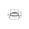 Brumberg Downlight BB03 rund, svingbar IP20, hvid 