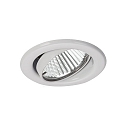 Brumberg Downlight BB09 firkantet, svingbar IP20, hvid 