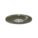 Brumberg Recessed LED downlight ADAPT, 230V, 3W 3000K 290lm, matt nickel