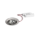 Indbygningslampe IP20, chrom, blank, gennemsigtig d�mpbar 6W 680lm 3000K 20-40� 20-40� CRI 80-89