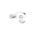 recessed luminaire ABACO SQUARE PHASE swivelling IP44, white matt dimmable 8W 1010lm 3000K 36� 36� CRI 82