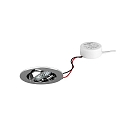 Indbygningslampe TIRREL-R rund, svingbar IP20, chrom d�mpbar 6W 680lm 3000K 38� 38� CRI >80