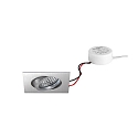 Indbygningslampe TIRREL-S firkantet, svingbar IP20, hvid d�mpbar 6W 680lm 3000K 38� 38� CRI >80