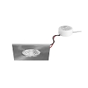 Indbygningslampe IP65, blank, nikkel 7W 620lm 3000K 20-40� 20-40� CRI 80-89
