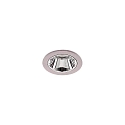ceiling recessed luminaire APOLLO MICRO round, direct IP20, silver dimmable