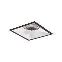 ceiling recessed luminaire APOLLO MEGA square, direct IP20, black dimmable