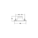 Brumberg Indbygnings loftlampe DIOS MICRO rund, direkte IP20, hvid 