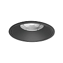 Indbygnings loftlampe DIOS MEGA rund, direkte IP20, sort d�mpbar