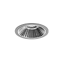 ceiling recessed luminaire APOLLO MIDI round, direct IP20, silver, transparent dimmable