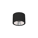 downlight APOLLO MIDI smooth, round, DALI controllable IP20, powder coated, black dimmable