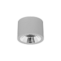 Downlight APOLLO MAXI glat, rund, omskiftelig IP20, pulverlakeret, s�lv 