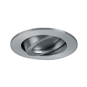 h�jttaler rund, svingbar, aluminum mat