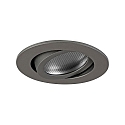 h�jttaler rund, svingbar, titan