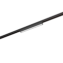 Skinne Line�rt lampe PEPA LINEAR 30CM OPAL stiv, DALI styrbar IP20, sort mat d�mpbar