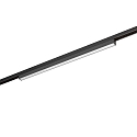 Skinne Line�rt lampe PEPA LINEAR 60CM OPAL stiv, DALI styrbar IP20, sort mat d�mpbar