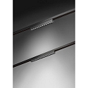 Skinne Line�rt lampe PEPA LINEAR 32.8CM LENS stiv, DALI styrbar, med linseoptik IP20, sort mat d�mpbar
