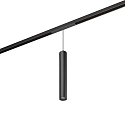 Skinne pendul PEPA PEN down, stiv, DALI styrbar IP20, sort mat d�mpbar