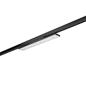 3-faset spot BALI MIDI DA 25�/25� DALI-2 - 58.7CM drejelig, DALI styrbar, med linseoptik IP20, sort mat d�mpbar