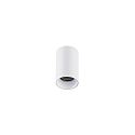 Downlight TOMEK 1-flamme, cylindrisk, overflademonteret version GU10 IP20, hvid mat d�mpbar