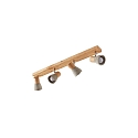 Loftlampe BOLORIA 4-flammer, justerbar E14 IP20, tr� lys d�mpbar