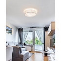 Brumberg Loftlampe TIM � 40CM up / down, med diffuser E27 IP20, nikkel mat d�mpbar