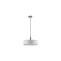 Pendel TIM � 40CM up / down, med diffuser E27 IP20, nikkel mat d�mpbar