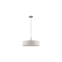 Pendel TIM � 50CM up / down, med diffuser E27 IP20, nikkel mat d�mpbar