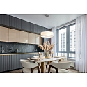 pendant luminaire TIM � 50CM up / down, with diffuser E27 IP20, nickel matt dimmable