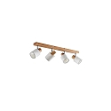 Loftlampe PRUNI 4-flammer, justerbar E14 IP20, tr� lys d�mpbar
