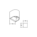 Brumberg Outdoor LED wall luminaire, IP54, round, 230V AC, Up/Down, 10W 3000K 800lm, alu / acrylic, structured black