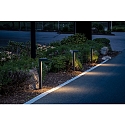 Brumberg bollard light LANTERN 80CM down, square, switchable IP65, graphite, mat 