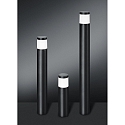 Brumberg bollard lamp STICK round, switchable LED IP65, black 