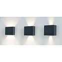 Brumberg Udendørs wall luminaire MARIBO up / down, justerbar IP54, grafit 