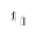 Overfladespot WALLWASHER IP66, titan d�mpbar