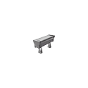 Overfladespot WALLWASHER IP66, titan d�mpbar