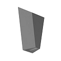 Brumberg Udendørs wall luminaire EREBIA up / down, omskiftelig LED IP54, grå 