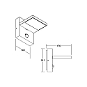 Brumberg Udend�rs wall luminaire APORIA med bev�gelsesdetektor, omskiftelig LED IP54, gr� 