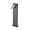 P�lelampe APORIA med bev�gelsesdetektor, omskiftelig LED IP54, grafit 